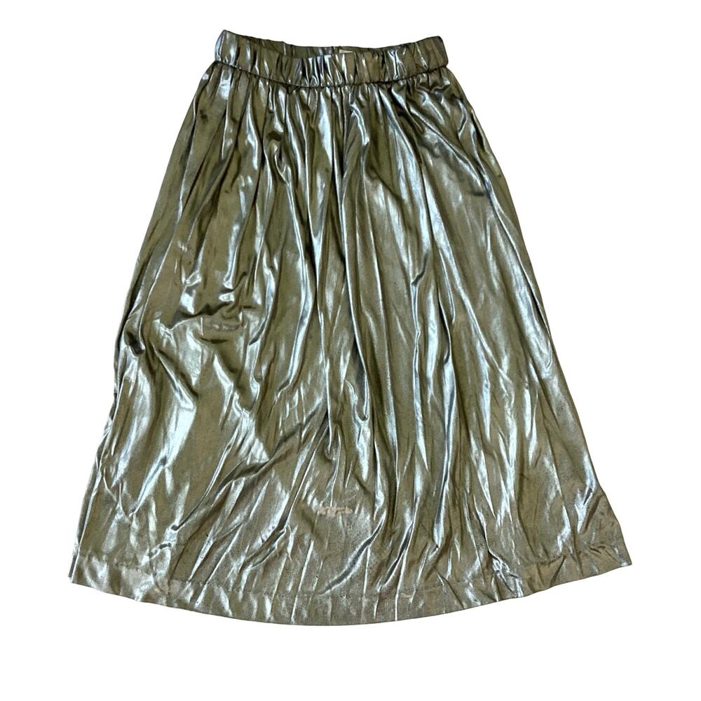 Koret Pewter Metallic Party Skirt